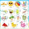 36 PCS Summer Party Hanging Swirls Pool Beach Swirls Decorations